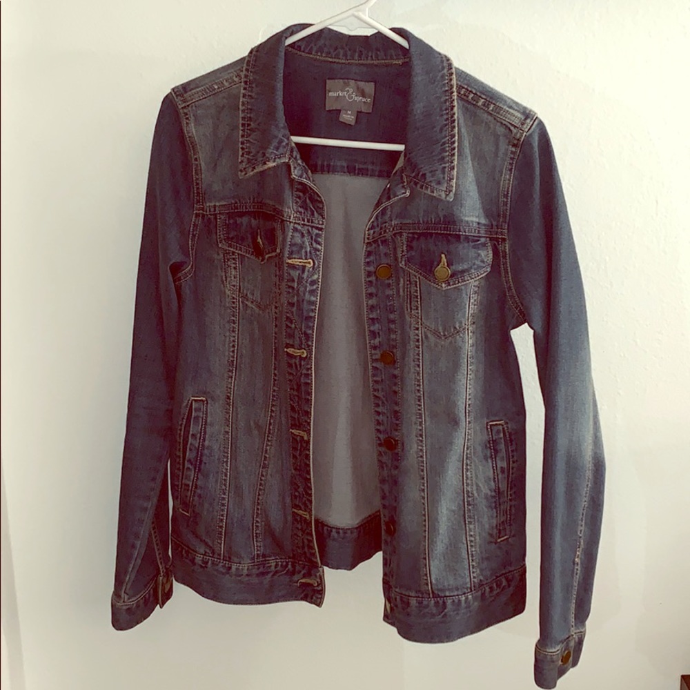 Market & Spruce Jean Jacket (Medium)